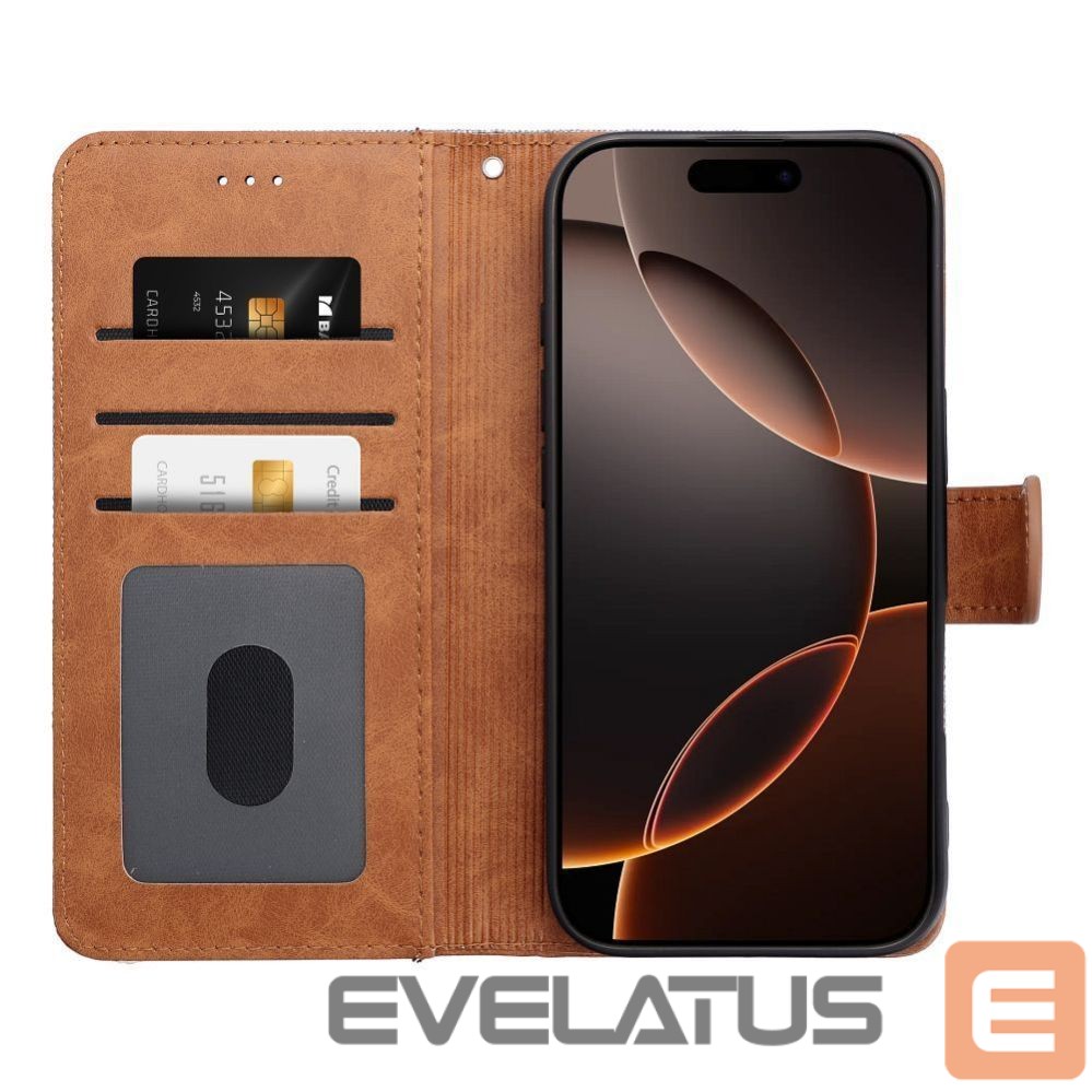 Kaaned - kaaned OEM - Flip case for iPhone 16 PRO MAX Jeans Book blue