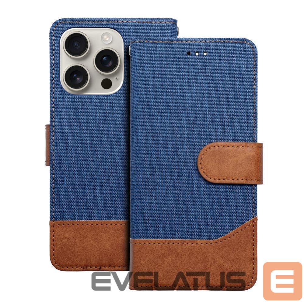 Kaaned - kaaned OEM - Flip case for iPhone 16 PRO MAX Jeans Book blue