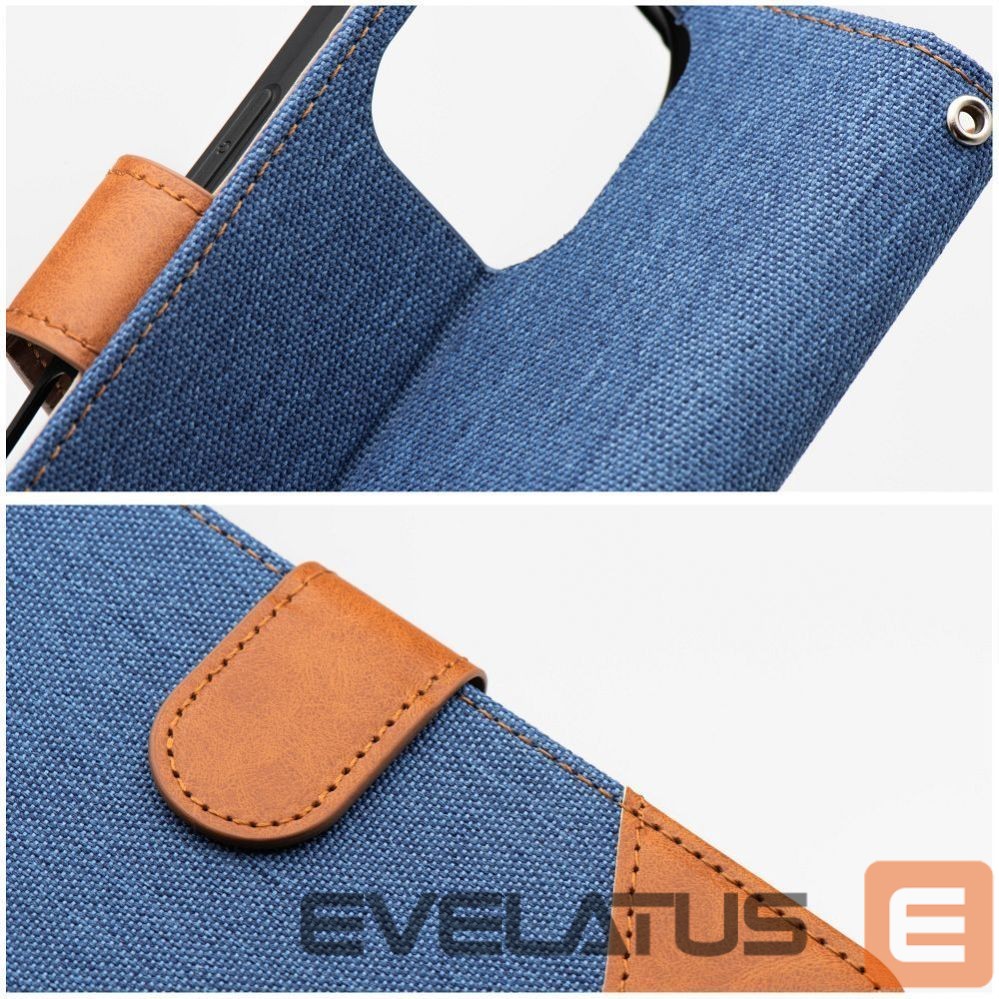 Kaaned - kaaned OEM - Flip case for iPhone 16 PRO MAX Jeans Book blue