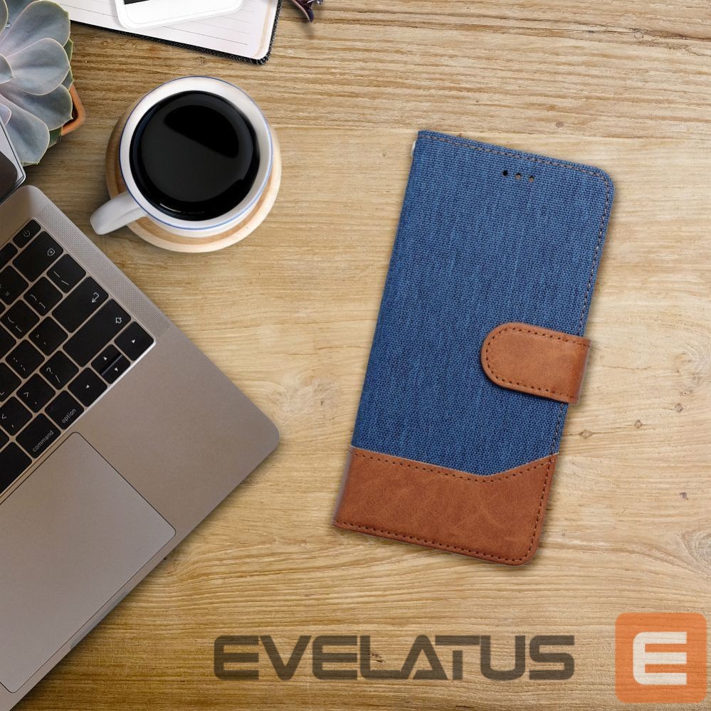 Kaaned - kaaned OEM - Flip case for iPhone 16 PRO MAX Jeans Book blue