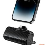Väline aku Veger  Powerbank Veger PlugOn (W0558P) PD QC3.0 2,4A 20W 5000 mAh with a built-in connector Lightning black 