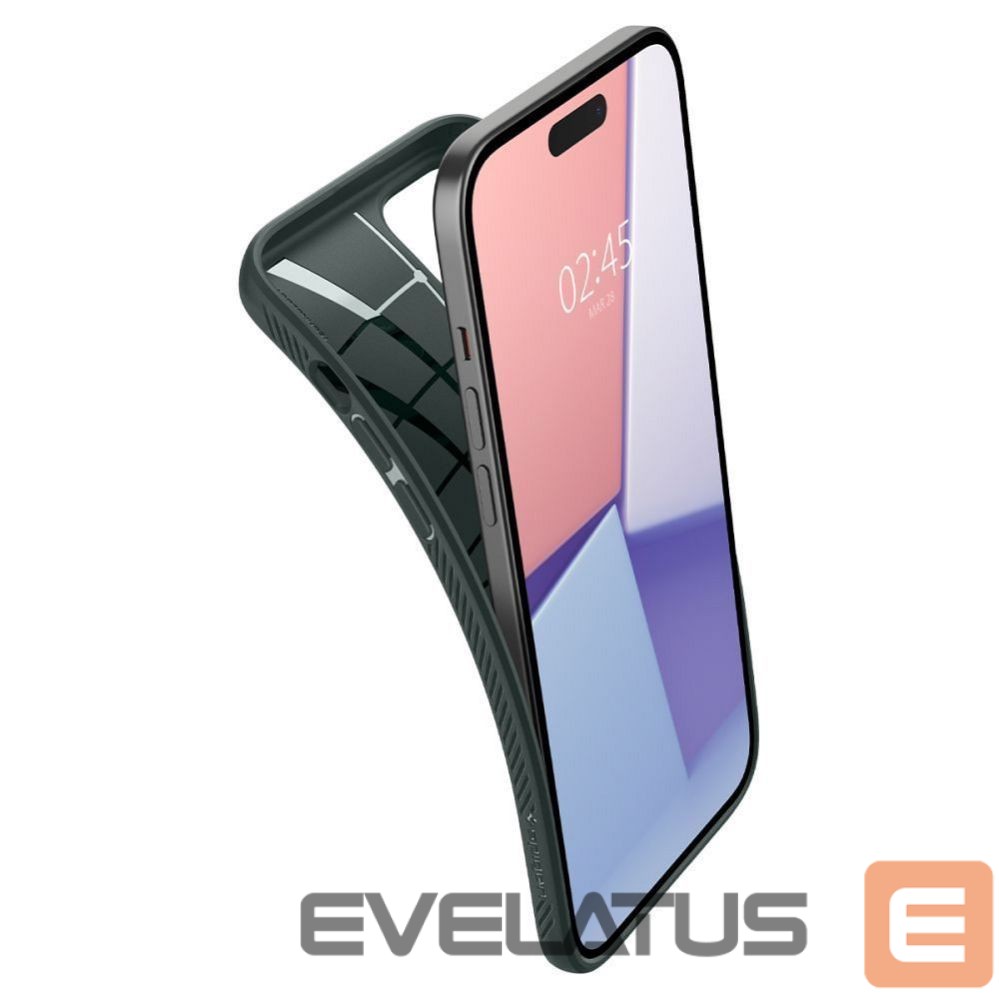 Tagakaaned Spigen SPIGEN case LIQUID AIR for IPHONE 15 abyss green
