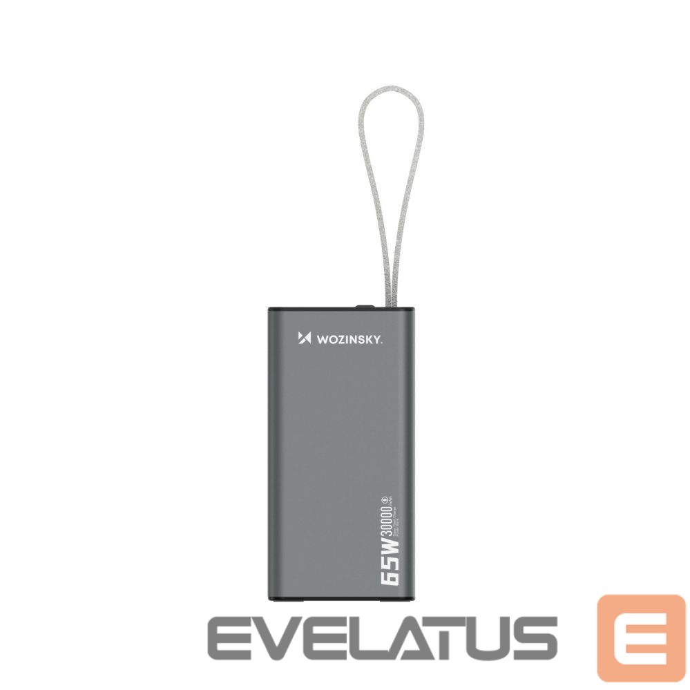 Väline aku Wozinsky Powerbank Wozinsky K65+ 65W 30000mAh 2x USB-C, 1x USB-A 65W - black
