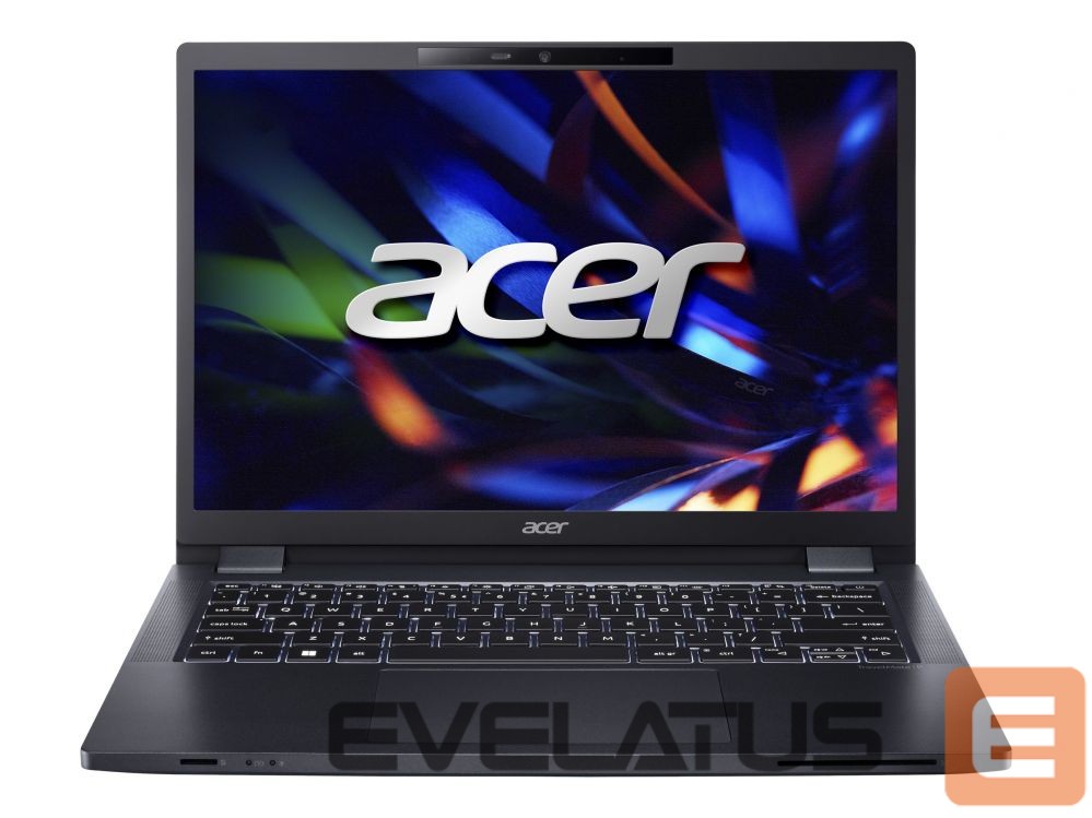 Sülearvuti Acer TravelMate TMP414-53-TCO-5771 14" WUXGA IPS i5-1335U/16GB/SSD512GB/SCreader/Xe Graphics/Win11Pro/Eng kbd/LTE/Black/3Y Warranty |