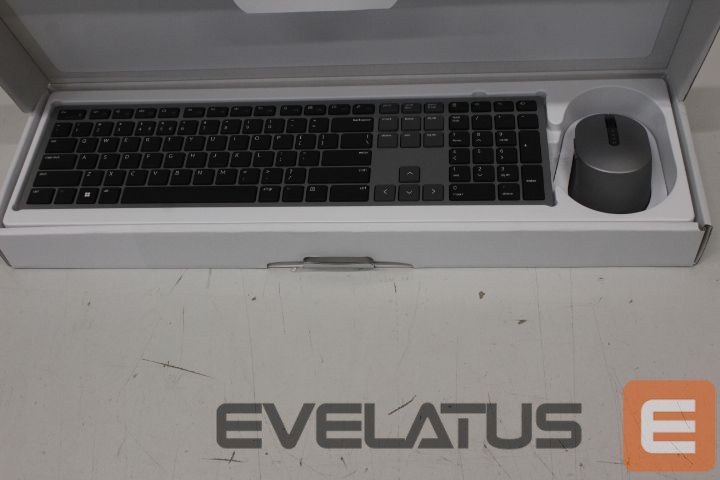 Arvuti klaviatuur Dell SALE OUT. Keyboard and Mouse KM7321W Premier Multi-Device Wireless US International | | Premier Multi-Device Keyboard and Mouse | KM7321W | Keyboard and Mouse Set | Wireless | Batteries included | US | REFURBISHED | Titan grey | Wireless connection