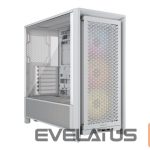 Arvuti korpus Corsair  PC Case | Frame 4000D RS ARGB Modular | White | Mid-Tower | Power supply included No 