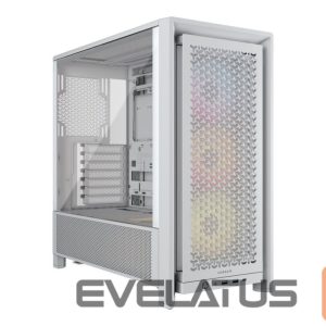 Arvuti korpus Corsair  PC Case | Frame 4000D RS ARGB Modular | White | Mid-Tower | Power supply included No 
