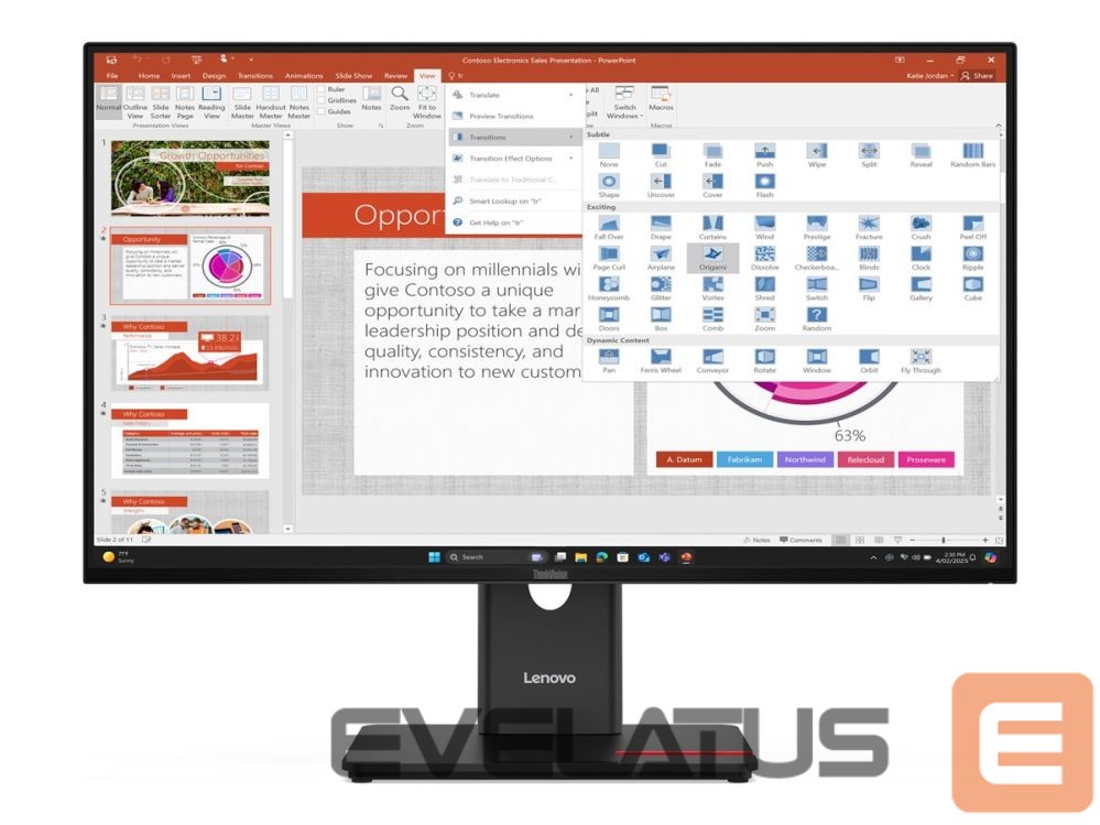 Monitorid Lenovo ThinkVision T27-40 27 1920x1080/16:9/USB-C/3Y Warranty |