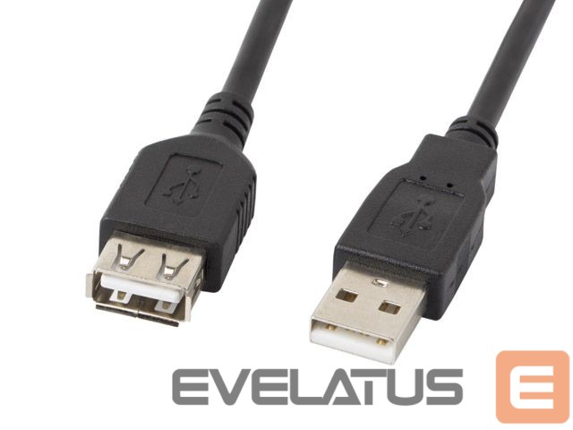 Kaabel Lanberg USB-A 2.0 Cable, 3 m | CA-USBE-10CC-0030-BK | USB Type-A to USB Type-A