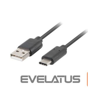 Kaabel Lanberg  USB Type-C to USB Type-A 2.0 Cable, 0.5 m | CA-USBO-10CU-0005-BK | USB Type-C to USB Type-A 