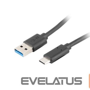 Kaabel Lanberg  USB Type-C to USB Type-A 3.1 Cable, 1.8 m | CA-USBO-31CU-0018-BK | USB Type-C to USB Type-A 