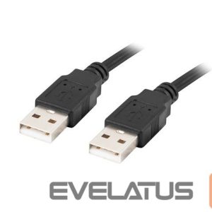 Kaabel Lanberg  Cable USB-A 2.0 | CA-USBA-20CU-0018-BK | USB Type-A to USB Type-A 