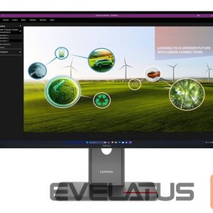 Monitorid Lenovo  ThinkVision | P27Q-40 | 27 " | IPS | 16:9 | 120 Hz | 4 ms | 350 cd/m² | HDMI ports quantity 1 | Eclipse black | Warranty 36 month(s) 