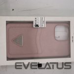 Tagakaaned Guess  SALE OUT.  GUHCP13XPSATPP iPhone 13 Pro Max 6,7" różowy/pink hardcase SaffianoTriangle Logo Cardslot DIRTY PACKAGING |  DIRTY PACKAGING