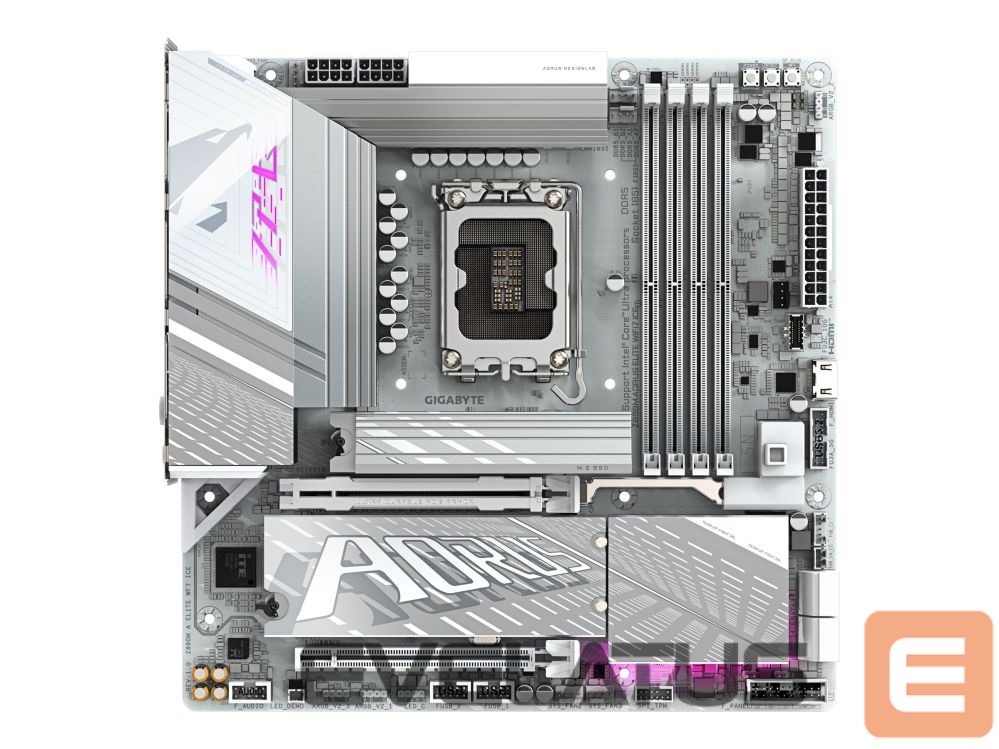 Intel protsessori emaplaat Gigabyte Z890M AORUS ELITE WIFI7 ICE |