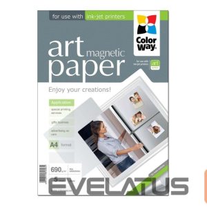 Kontoritarbed ColorWay  ART Glossy Magnetic Photo Paper A4 690 g/m²