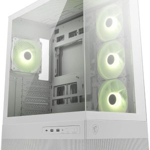 Arvuti korpus MSI  | PC Case | MAG PANO 110R PZ WHITE | White | Mid-Tower | Power supply included No 