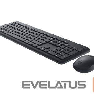 Arvuti klaviatuur Dell  KM3322W Keyboard and Mouse Set Wireless Ukrainian Black Numeric keypad 