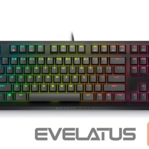 Arvuti klaviatuur Dell  Alienware Tenkeyless AW420K | Gaming Keyboard | Wired | EN | Dark Side of the Moon | CHERRY MX Red 