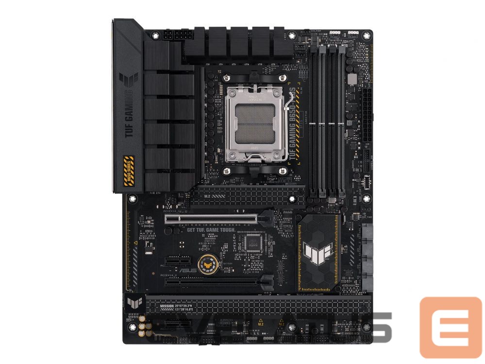 Intel protsessori emaplaat Asus TUF GAMING B650-PLUS | Processor family AMD B650 | Processor socket 1 x Socket AM5 | 4 DIMM slots - DDR5, non-ECC, ECC, on-die ECC, unbuffered | Supported hard disk drive interfaces SATA-600 (RAID), 3 x M.2 | Number of SATA connectors 4