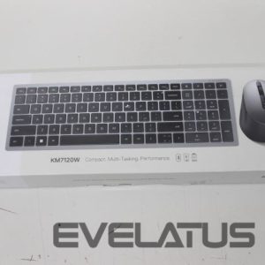Arvuti klaviatuur Dell  SALE OUT.   | Keyboard and Mouse | KM7120W | Wireless | 2.4 GHz, Bluetooth 5.0 | Batteries included | US | REFURBISHED, DAMAGED PACKAGING | Bluetooth | Titan Gray | Numeric keypad | Wireless connection 