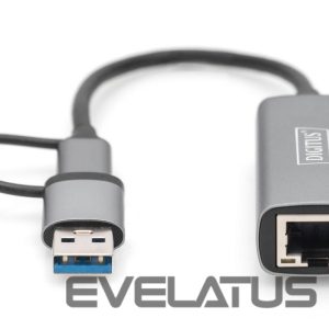 Kaabel Digitus  DN-3028 | USB3.0/USB C 3.1 to 2.5G Ethernet Adapter 