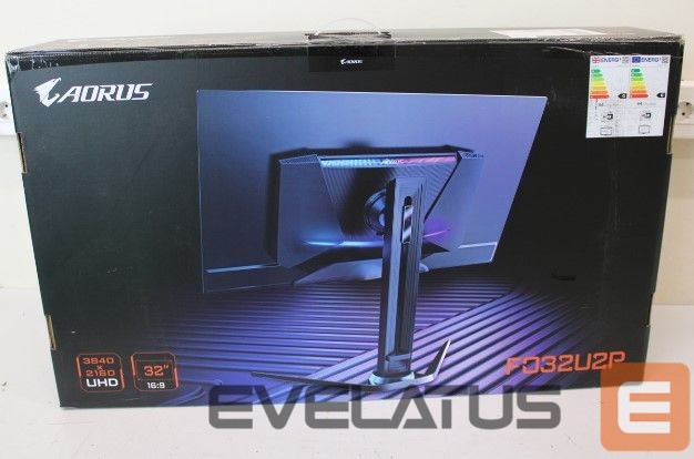 Monitorid Gigabyte SALE OUT. MONITOR 31.5" AORUS FO32U2P EK, DEMO | AORUS FO32U2P EK1 | 31.5 " | UHD | 16:9 | 240 Hz | 0.03 ms | 3840 x 2160 pixels | 250 cd/m² | HDMI ports quantity 2 | Black | Warranty 34 month(s) | DEMO