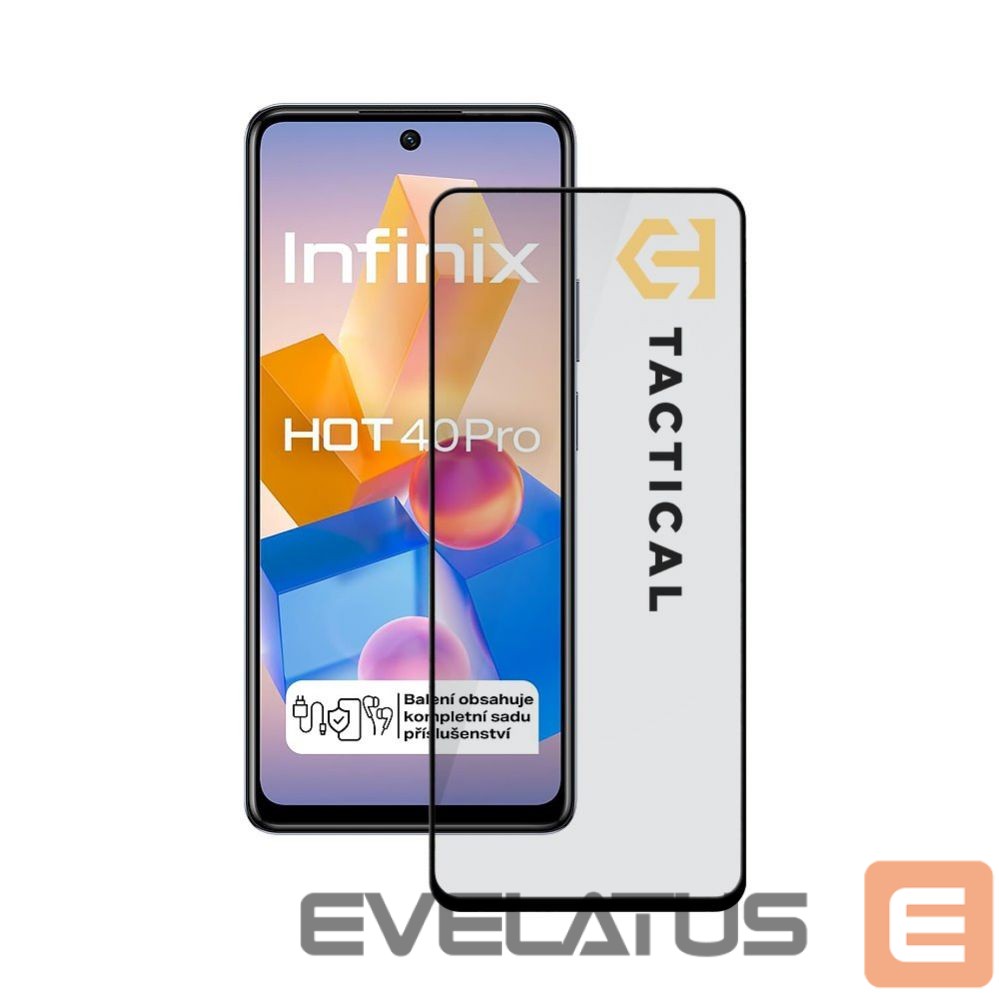 Kaitseklaasid Tactical - Tactical Glass Shield 5D for Infinix Hot 40 Pro Black