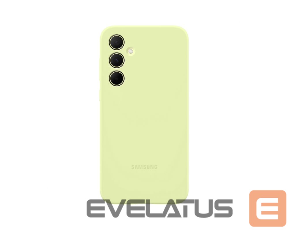 Tagakaaned Samsung Galaxy A35 5G Silicone Cover EF-PA356TME Lime