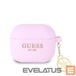 Korpus kõrvaklappidele Guess Apple Airpods 3 Charms Silicone Case Purple
