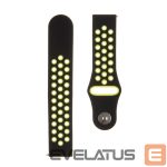 Rihm Tactical  20mm Double Silicone Watch Band Black Yellow