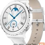 Nutikell Huawei  Watch GT 3 Pro 43mm Leather Strap White