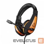 Kõrvaklapid mikrofoniga Canyon  Gaming headset 3.5mm jack with adjustable microphone and volume control Black Orange