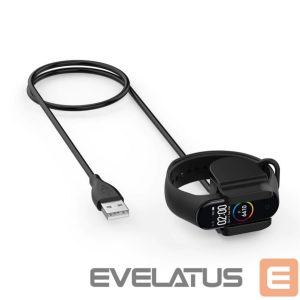 Laadija Tactical Xiaomi Mi Band 4 USB Charging Cable Clip Black