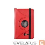 Kaaned iLike  Rotated Book Case for SAMSUNG GALAXY 7.0 TAB 3 LITE Red
