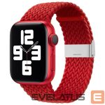 Rihm iLike Apple Watch 38/40/41mm Braided Fabric Strap Red