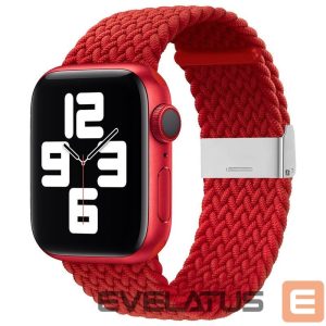 Rihm iLike Apple Watch 38/40/41mm Braided Fabric Strap Red