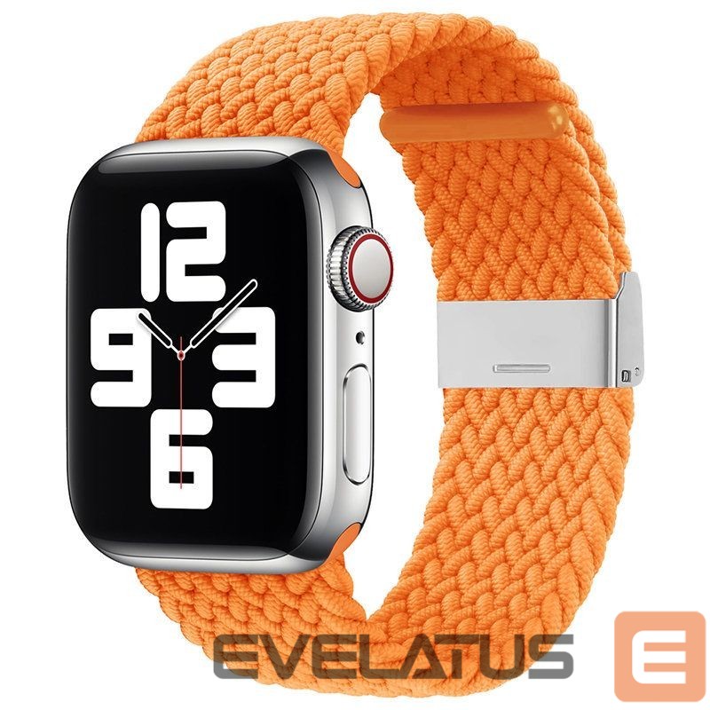 Rihm iLike Apple Watch 38/40/41mm Braided Fabric Strap Orange