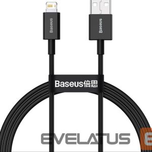 Kaabel Baseus  Cable Superior USB - Lightning 1,0 m 2,4A Black