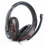 Juhtmevabad kõrvaklapid Gembird  Glossy Black, Gaming headset with volume control, Built-in microphone, 3.5 mm 