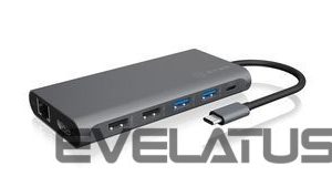 Muud kaubad Raidsonic  12-in-1 USB Type-C dock with PD 100W BOX IB-DK4050-CPD 2xUSB 3.0 Type-A, 2xUSB 2.0 Type-A, 1xUSB 3.0 Type-C, 1xLAN RJ45, 2xHDMI, 1xDisplayPort 