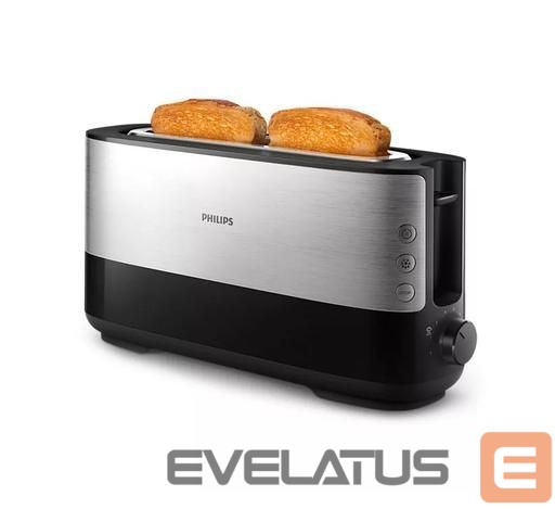 Röster Philips Toaster HD2692/90 Viva Collection Power 950 W, Number of slots 2, Housing material Metal/Plastic, Black