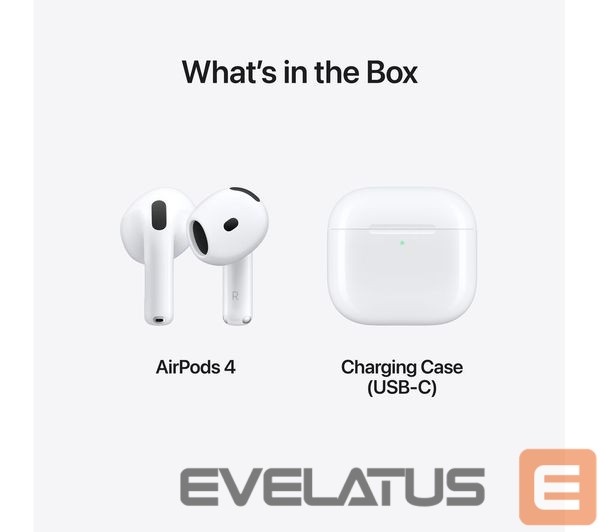 Juhtmevabad kõrvaklapid Apple AirPods 4