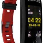 Fitness käevõru Evelatus  Fitness Tracker EFT02 Black Red