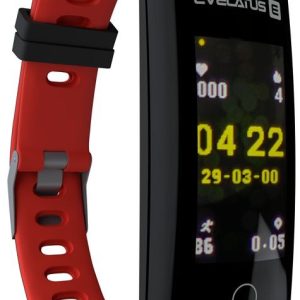 Fitness käevõru Evelatus  Fitness Tracker EFT02 Black Red