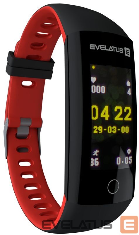 Fitness käevõru Evelatus Fitness Tracker EFT02 Black Red