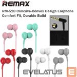 Kõrvaklapid Remax  Earphone RM-510 Universal 3,5mm Pink