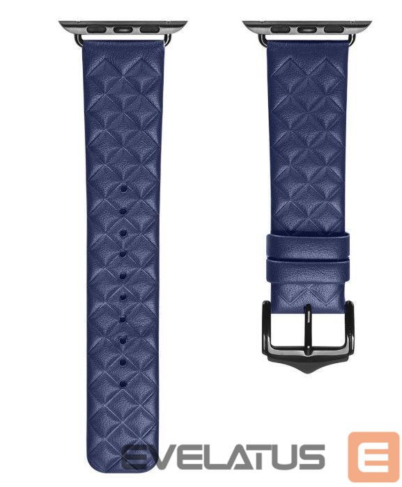 Rihm Dux Ducis trap Leather Watch 7 Band 7/6/5/4/3/2 / SE (45/44 / 42mm) Wristband Bracelet Genuine Leather Bracelet Blue