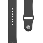 Rihm Tactical Apple Watch 42/44/45mm Silicone Strap Black