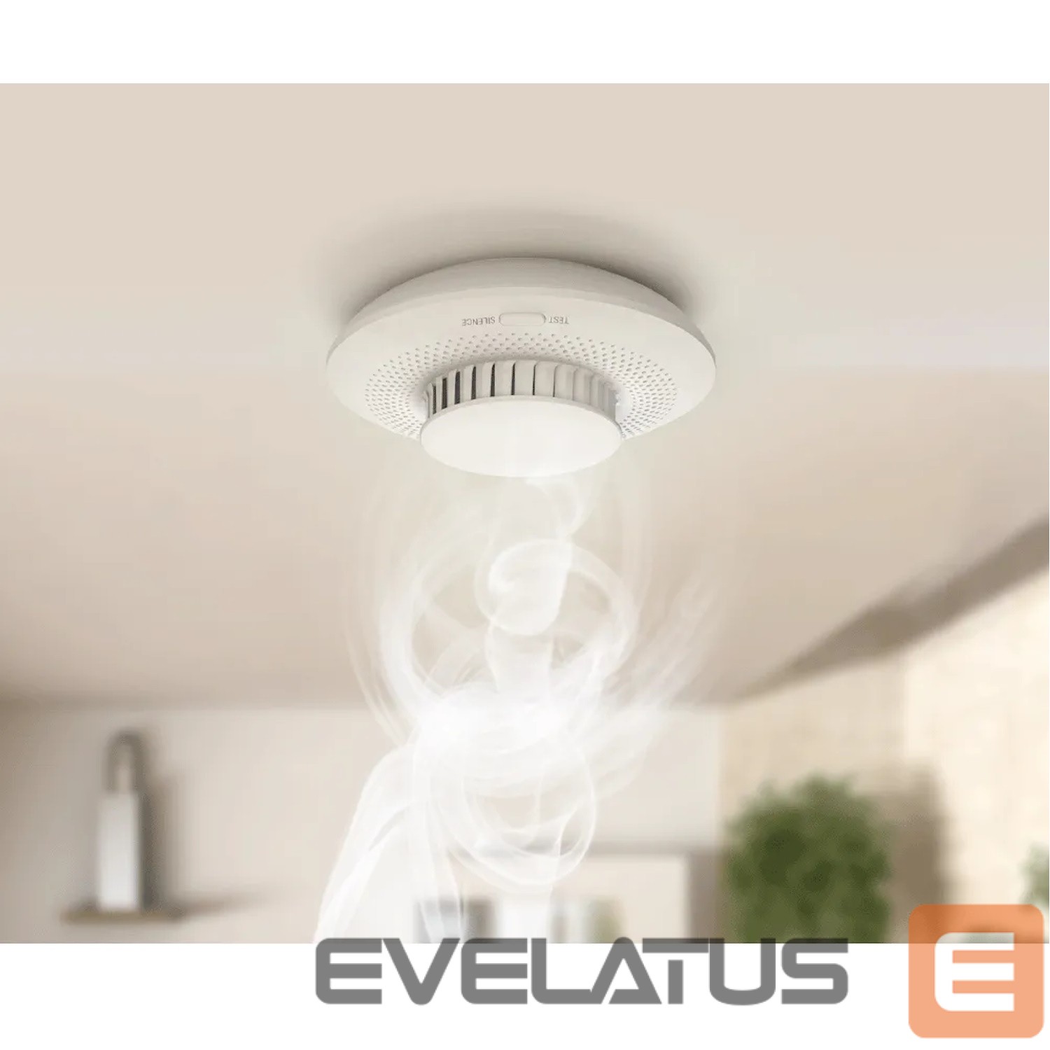 Nutikas seade EZVIZ CST4C Wireless Smoke Sensor, White
